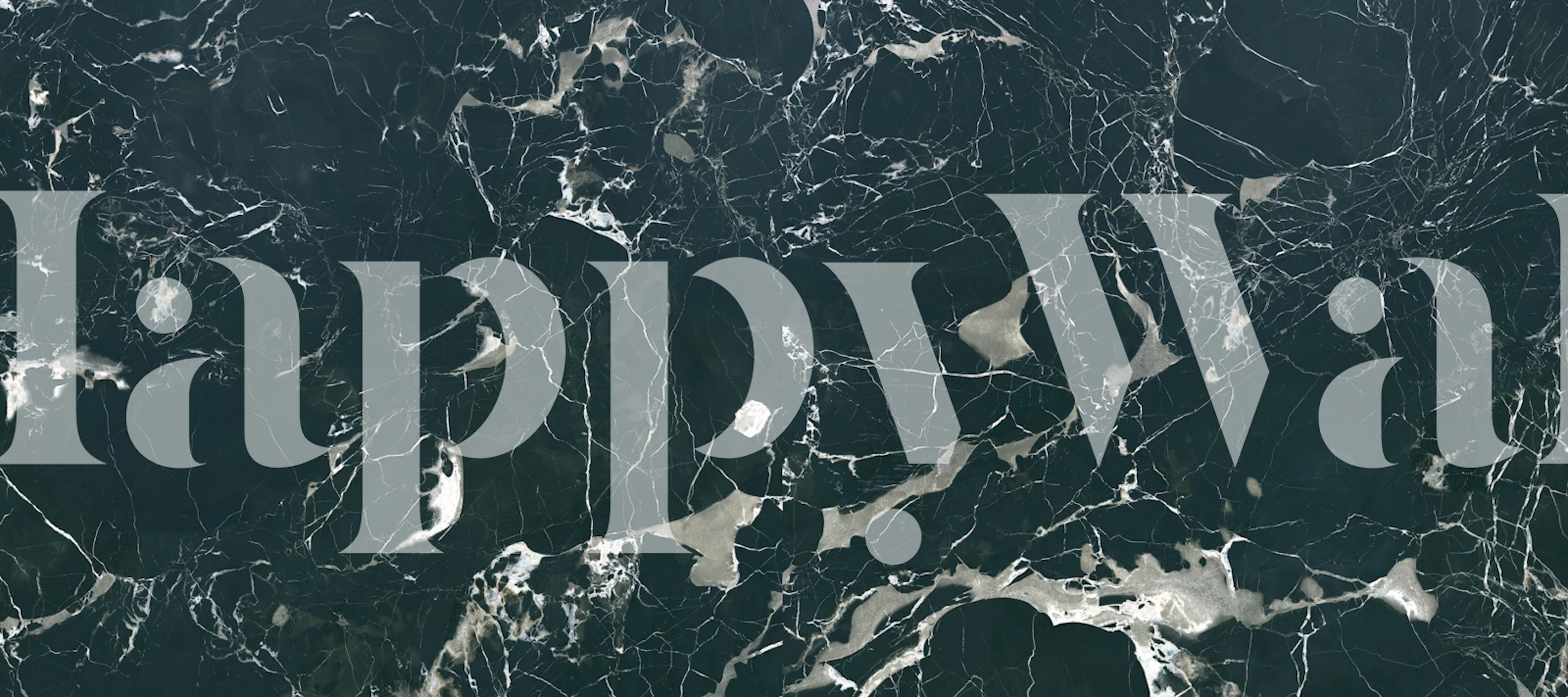 Zelené marble-look stone wallpaper v místnosti