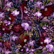Dark Floral Chaos Purple and Red