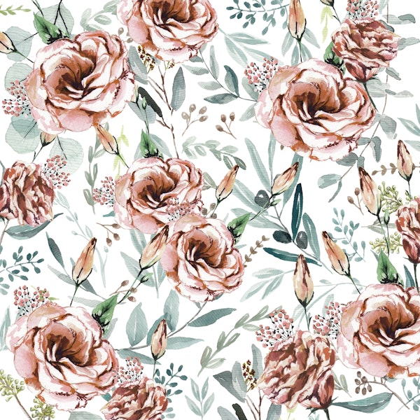 Floral Explosion - White