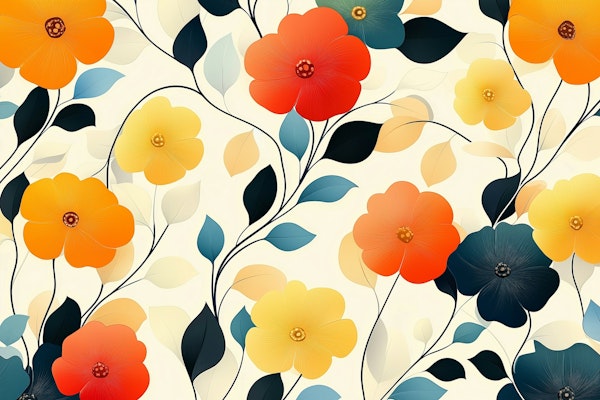 Vibrant Floral Bloom