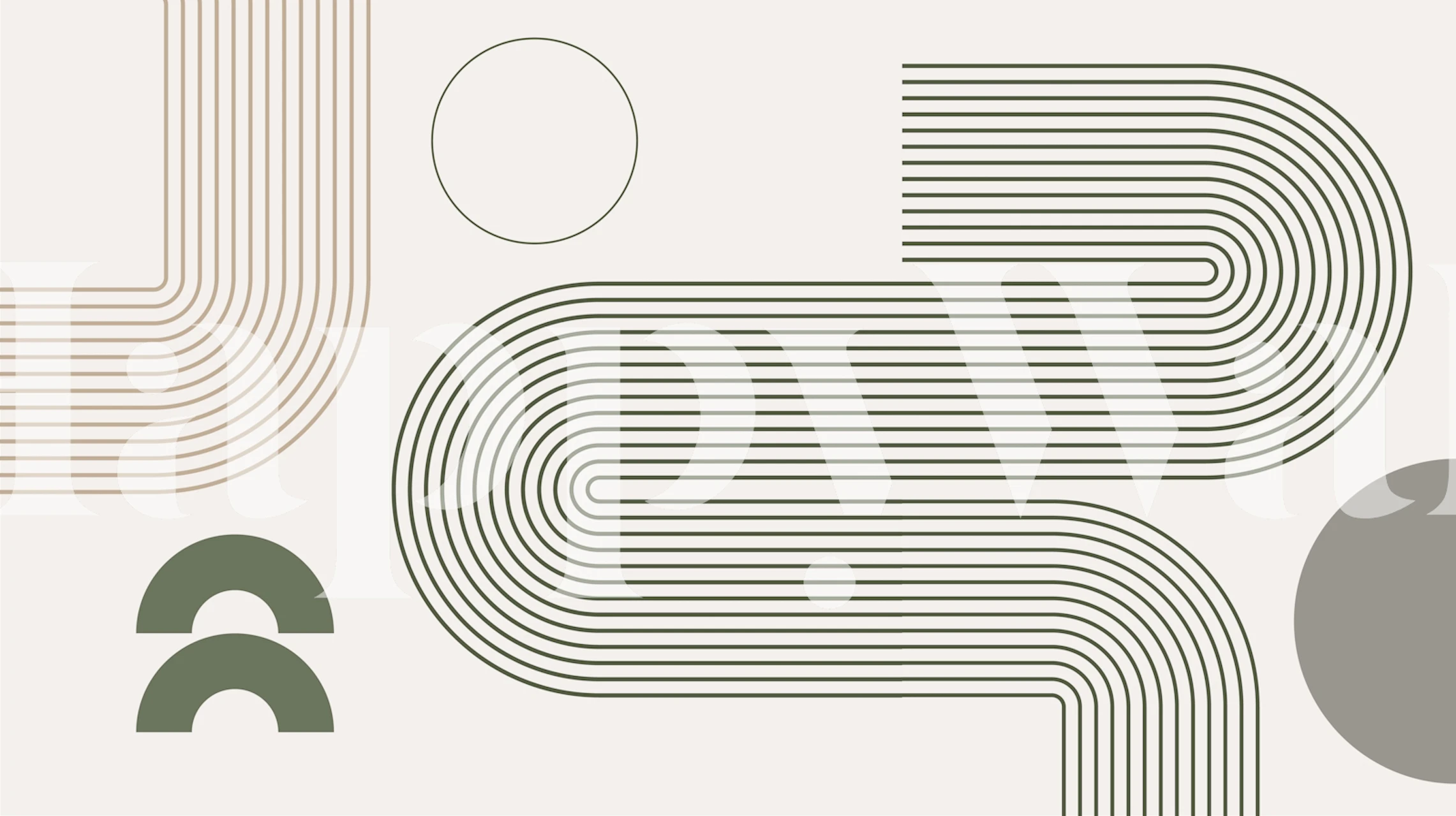 Minimalist Retro Vibe 2 wallpaper in a room