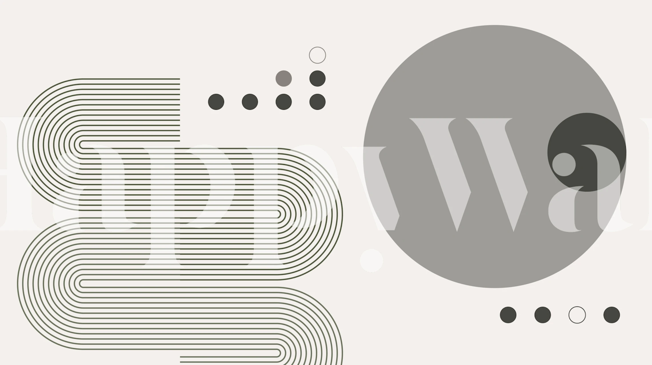 Grey Tones Retro wallpaper in a room