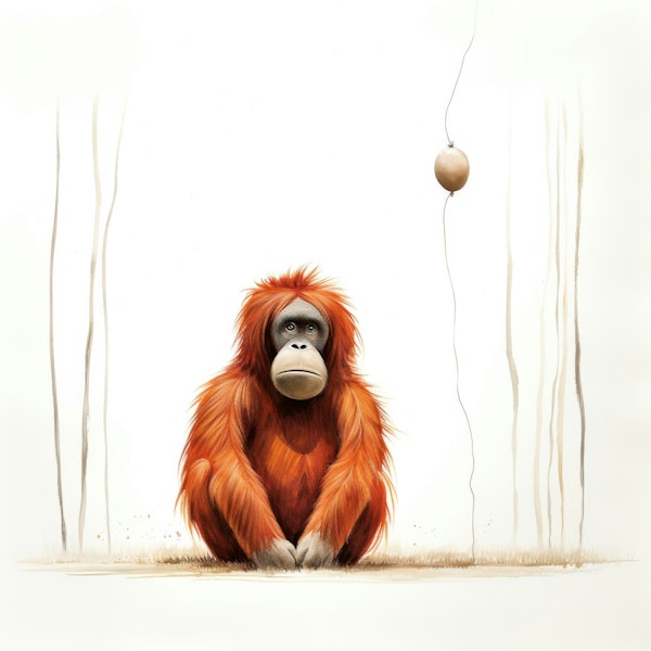 Minimal Orangutan Dream