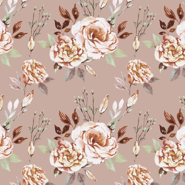 Shabby Floral Pattern M