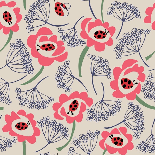 Ladybug'n Poppy Meadow