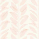 Tropical Leaf Stripe - coral