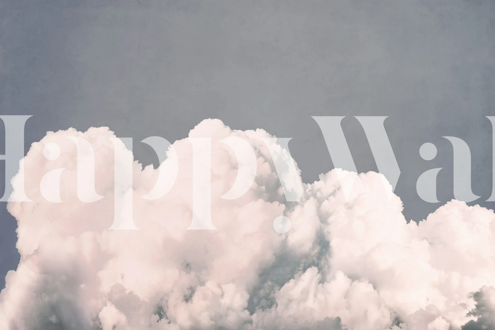 Papel pintado Fluffy cloud en una habitación