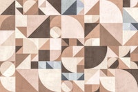 Mid-Century Bauhaus Neutrals behang