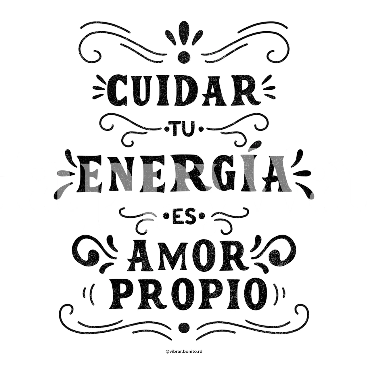 Cuidar tu energía es amor propio Tapete in einem Raum