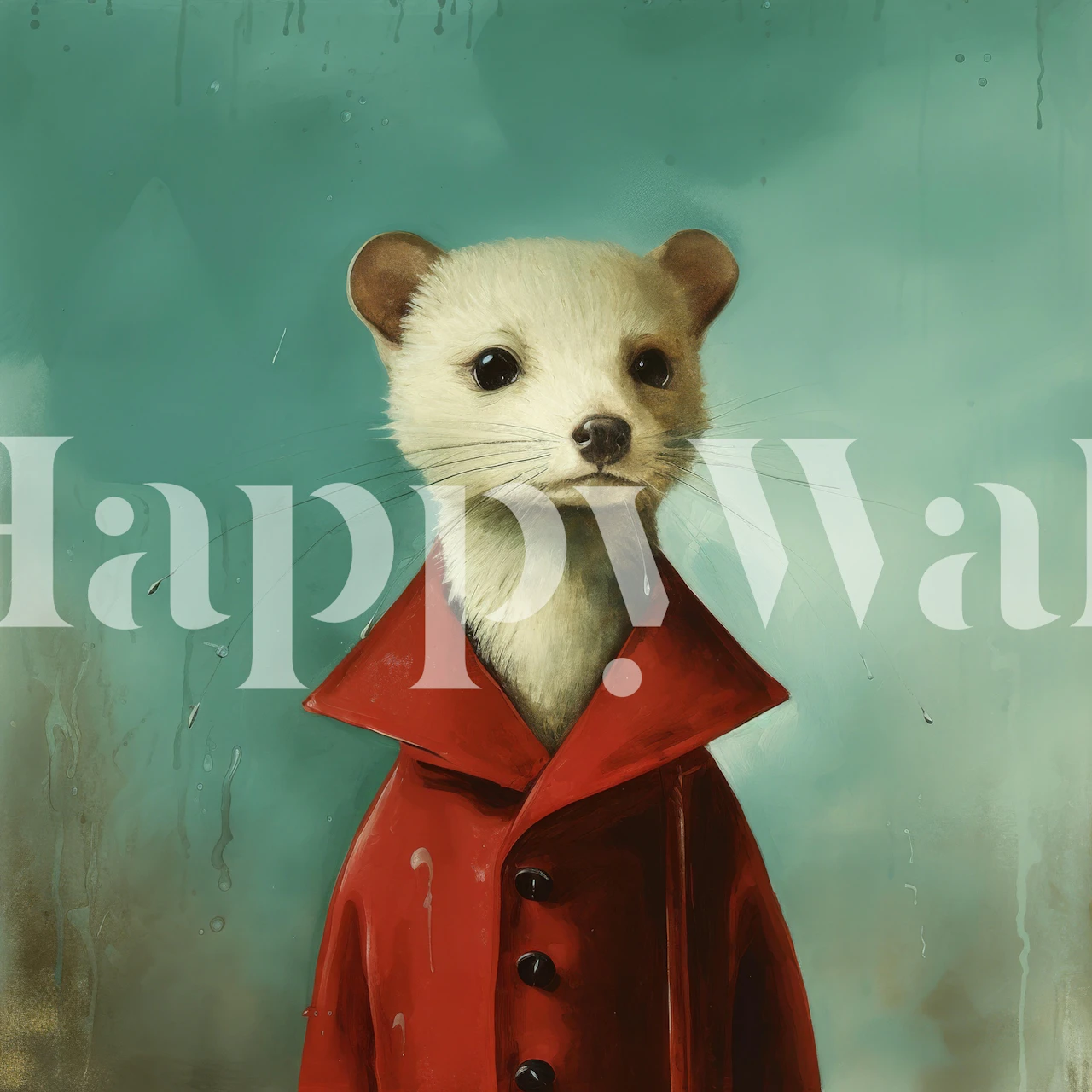 Tapeta The Minimal Stoat v pokoji