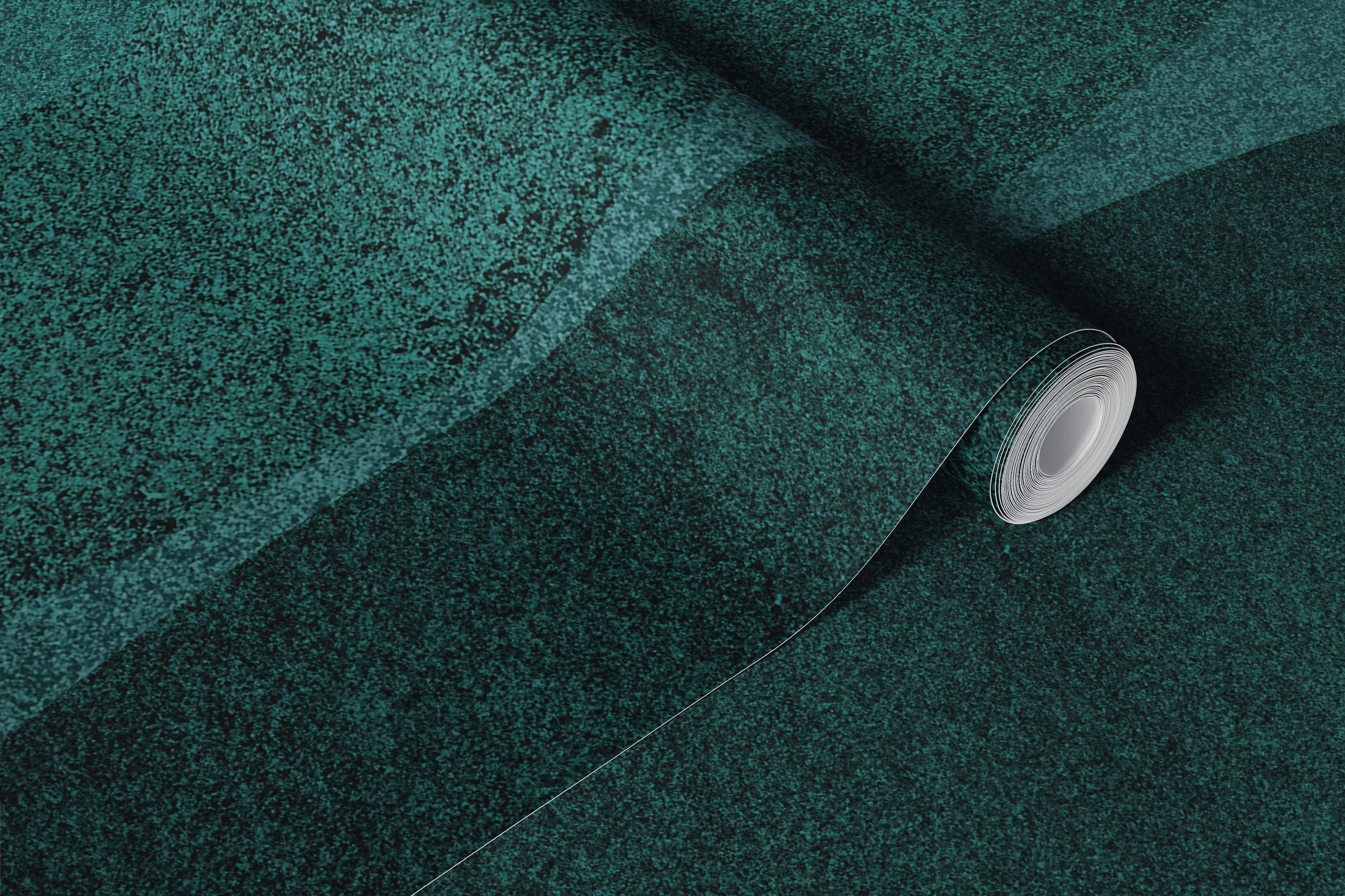 Teal geometric pattern with golden lines wallpaper