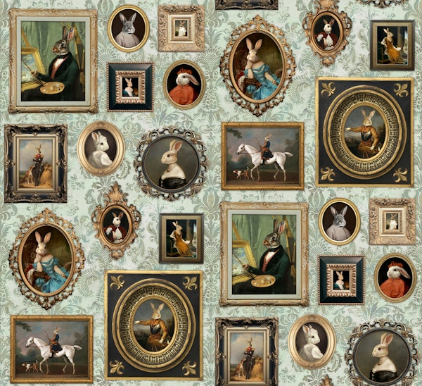Noble Bunnies Portrait Collection duck sage