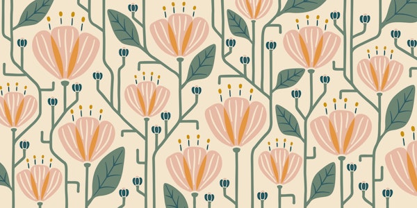 Cozy Bold Modern Flowers