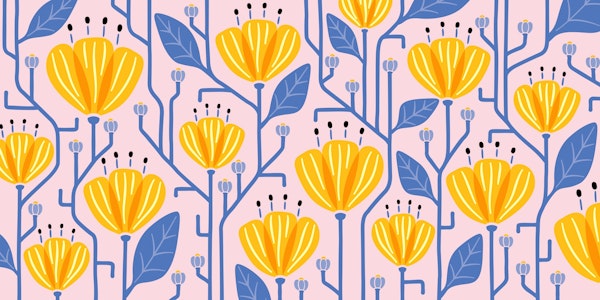 Vibrant Bold Modern Flowers