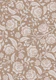 Romantic Rococo Ornate Chintz Floral Warm Tan