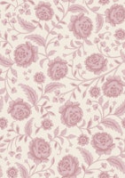 Romantic Rococo Ornate Chintz Floral Pink ταπετσαρία