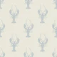 Lobster Linocut - putty and grey