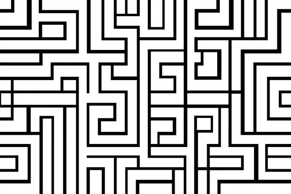 Minimalist Maze Design