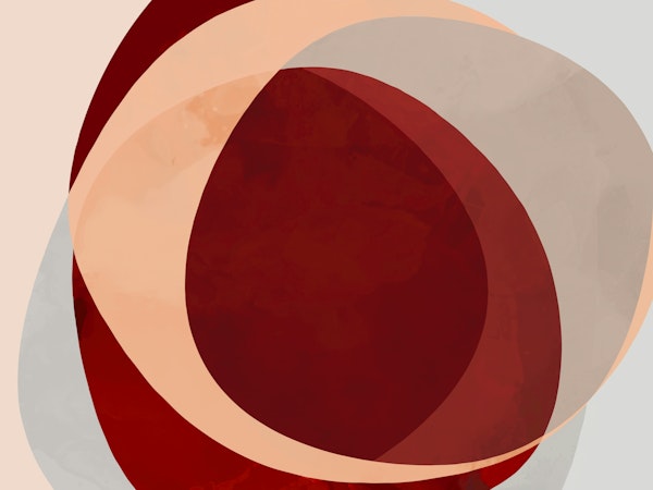 Abstract Shapes 14H | Warm Tones Geometry