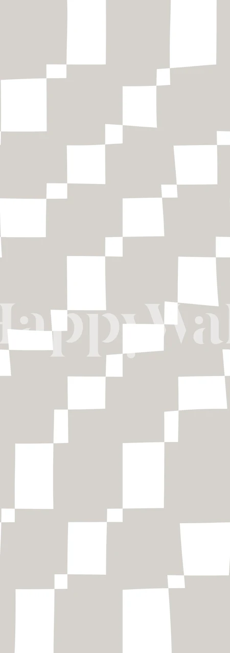 Rectangles wallpaper in a room setting