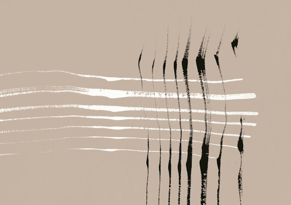 Strokes 12H | Minimalist Japandi Brushstrokes