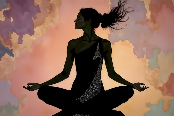 Serene Meditation Sunrise