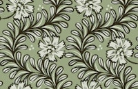 Climbing Leaves Floral Stipes Sage Green Wave ταπετσαρία