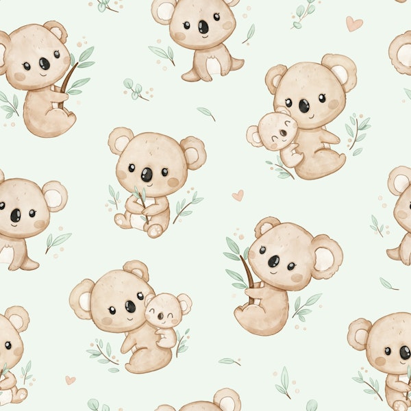 Koala Cuddles - mint