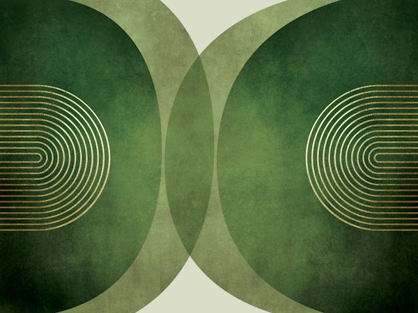 Mid Century Modern Green