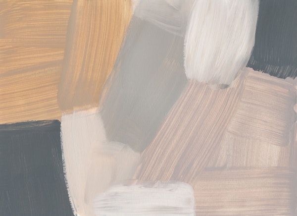 Muted Abstract Brushstrokes