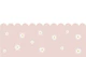 Daisy Blush Pink and White Scallop