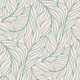 Minimalist flowing leaves light blue