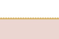 Blush Pink and White Scallop Mustard Edge tapete