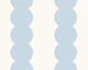Scallop bubble stripe - country air blue