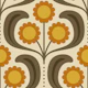 Groovy Daisy in Orange Brown - S