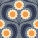 Groovy Daisy in Blue Yellow - S