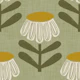Retro Floral Sage