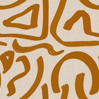 Retro Terra Scribbles ταπετσαρία