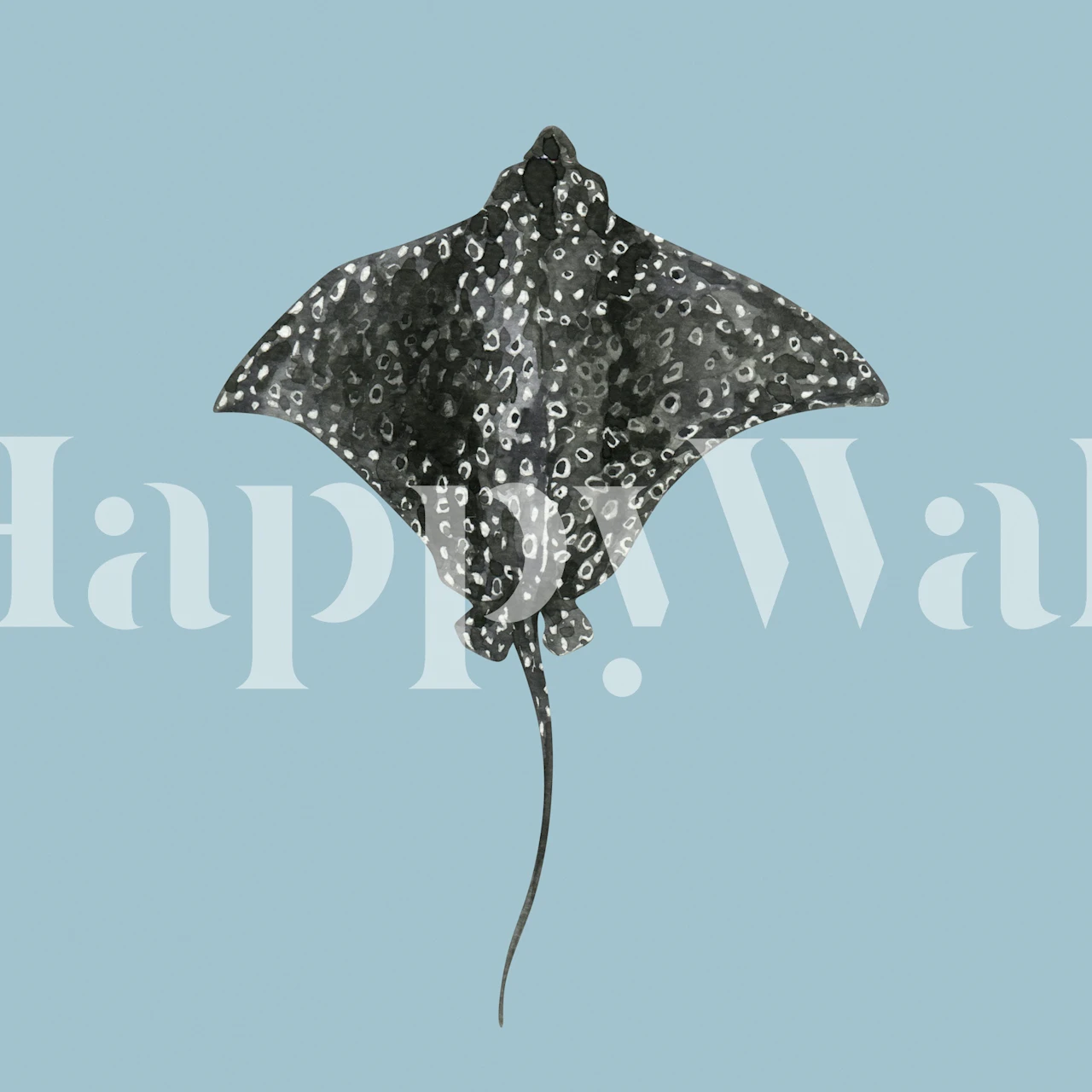 Spotted Eagle Ray wallpaper in a room setting