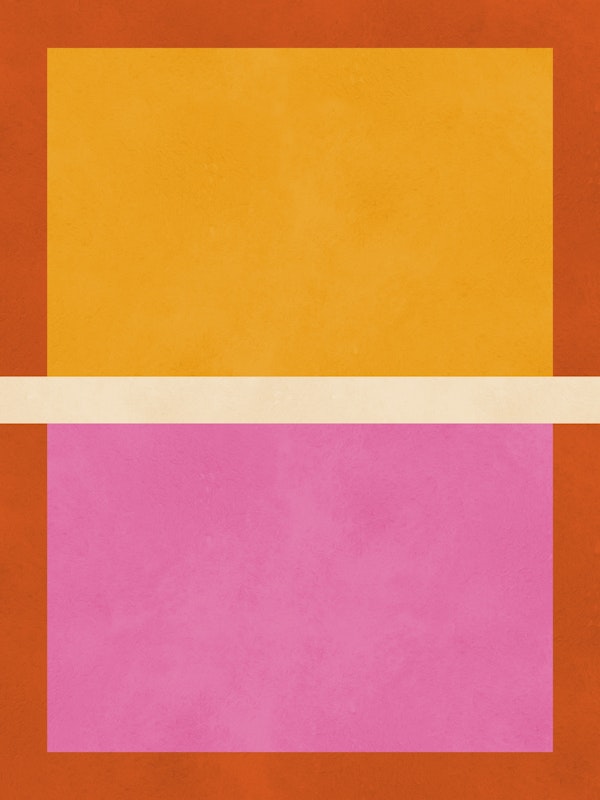 Warm Abstract Canvas