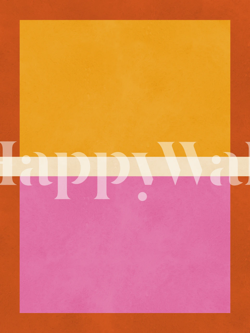 Warm Abstract Canvas behang in een kameropstelling