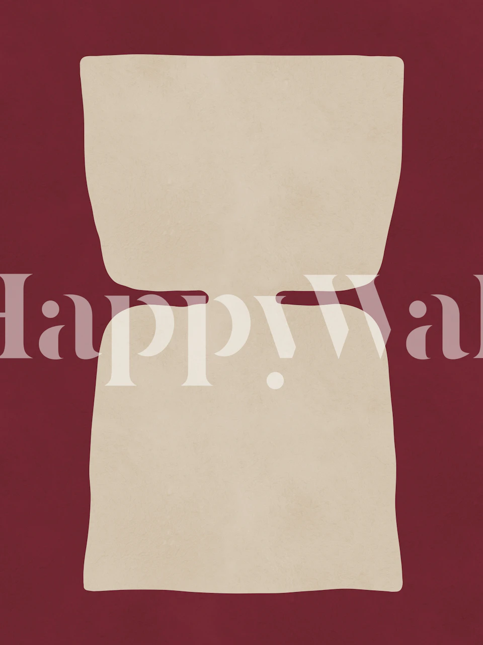 Abstract Balance Design wallpaper in a room