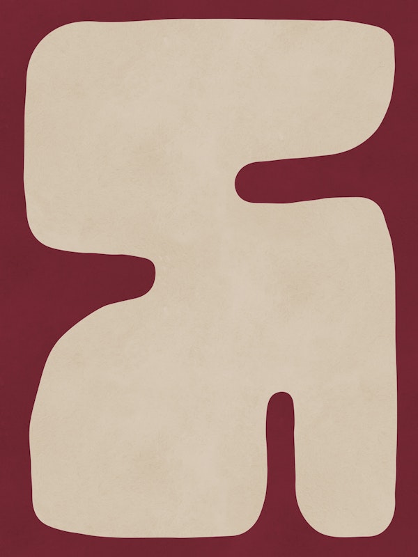 Abstract Red Sandstone