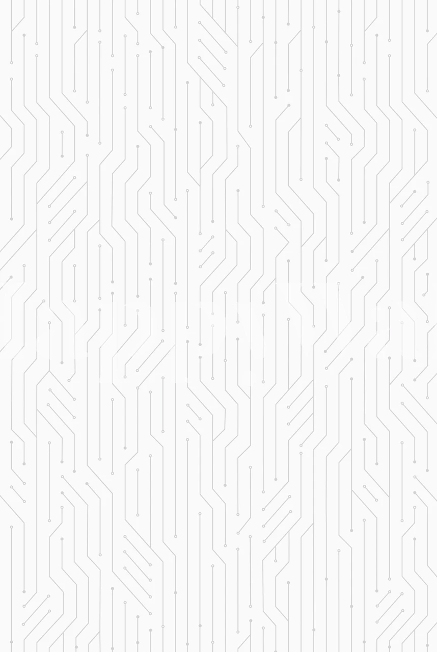 Digital circuit board bright wallpaper in a room