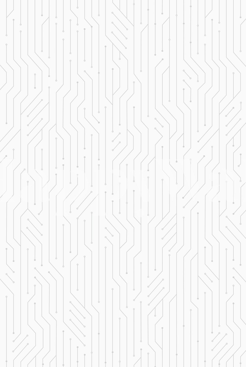 Digital circuit board bright wallpaper in a room