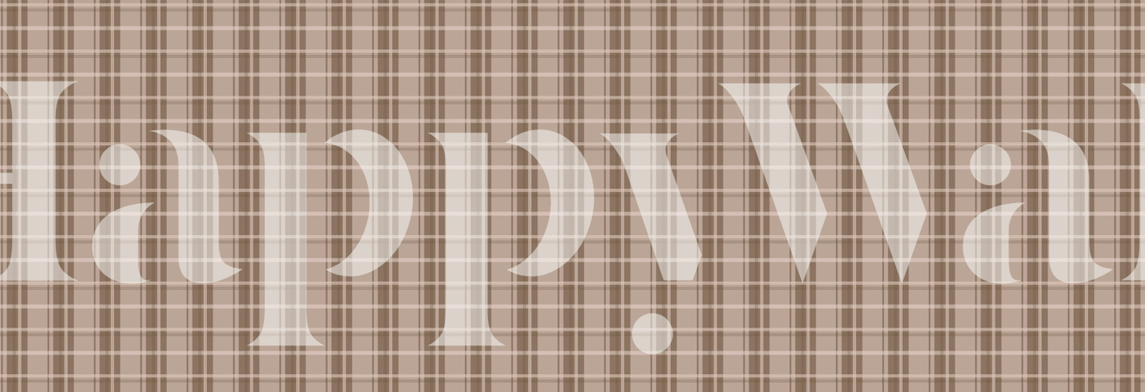 Brown checkered pattern with light and dark stripes wallpaper