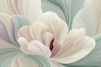 Flora Waves - Vintage papiers peint