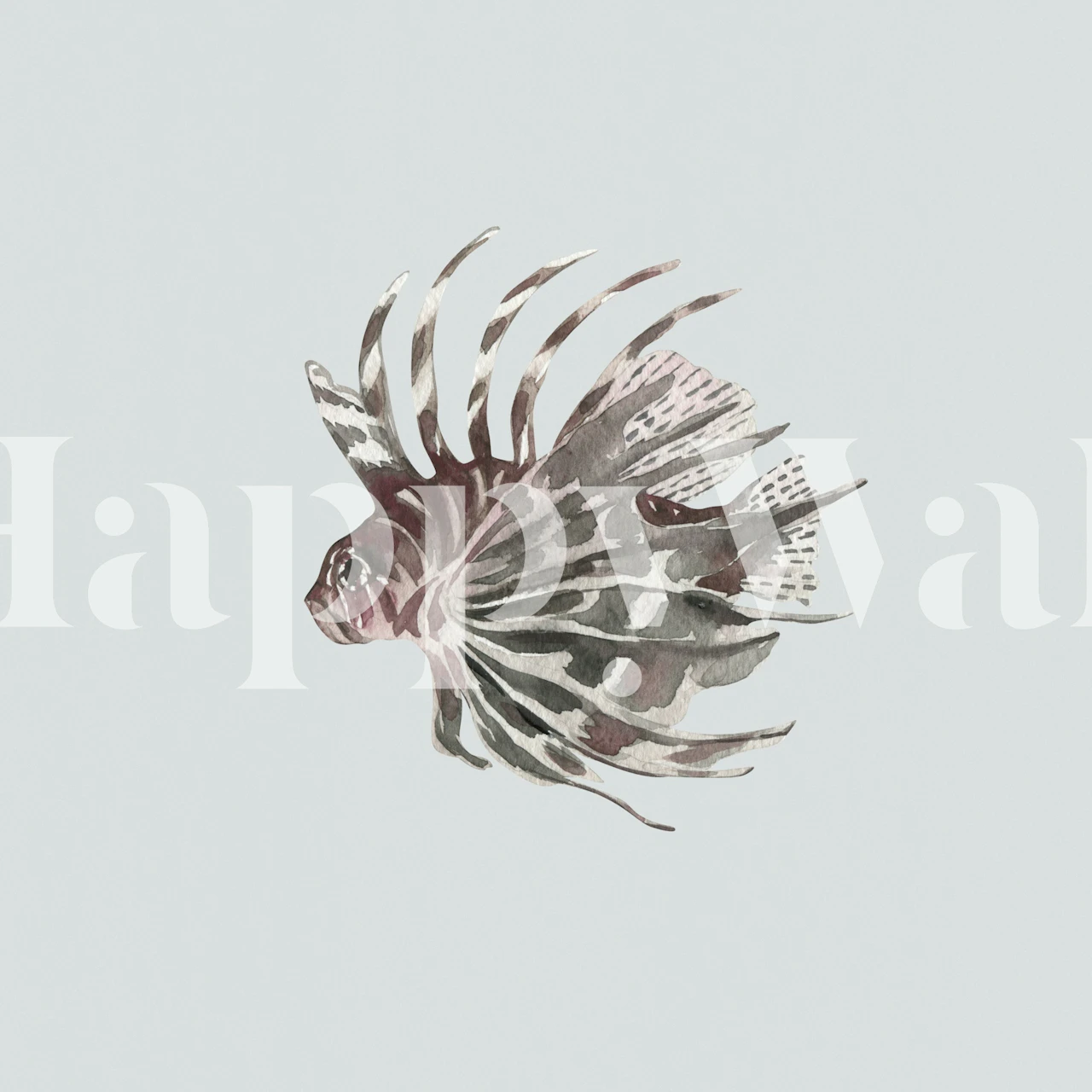 Exotic lionfish swimming projekt tapety