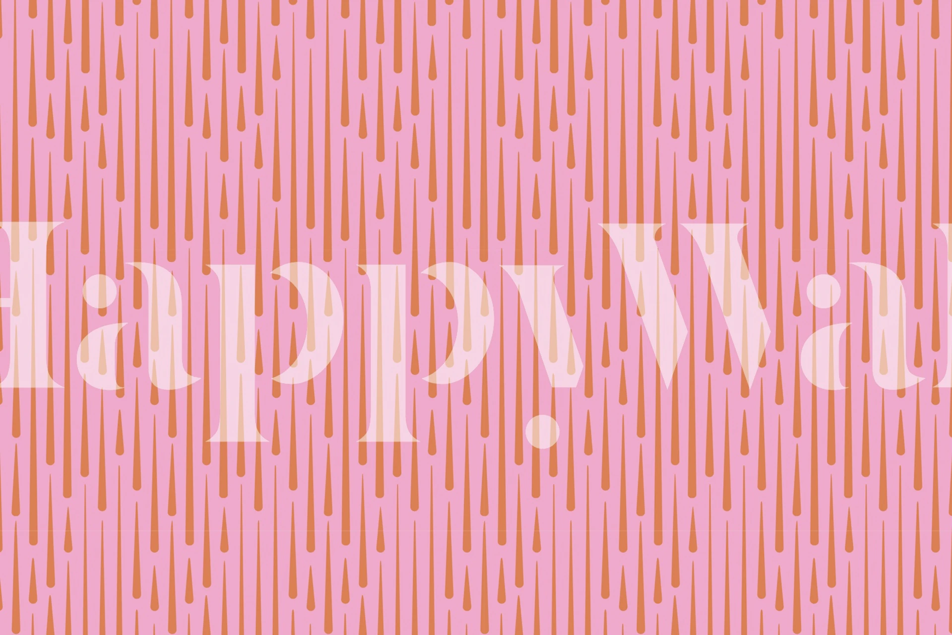 Abstract drip pattern in pink and caramel colors wallpaper