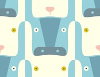 Rabbit in Wonderland ταπετσαρία